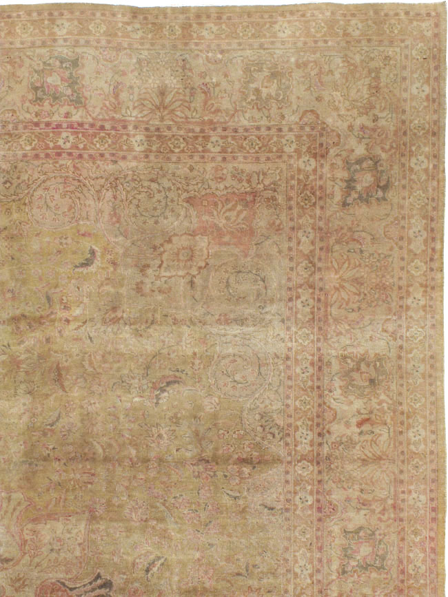 Antique Persian Tabriz Carpet, No.13399 - Staging