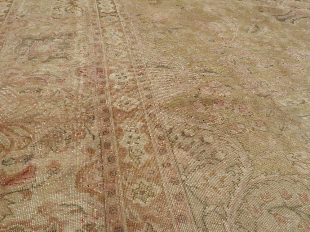 Antique Persian Tabriz Carpet, No.13399 - Staging