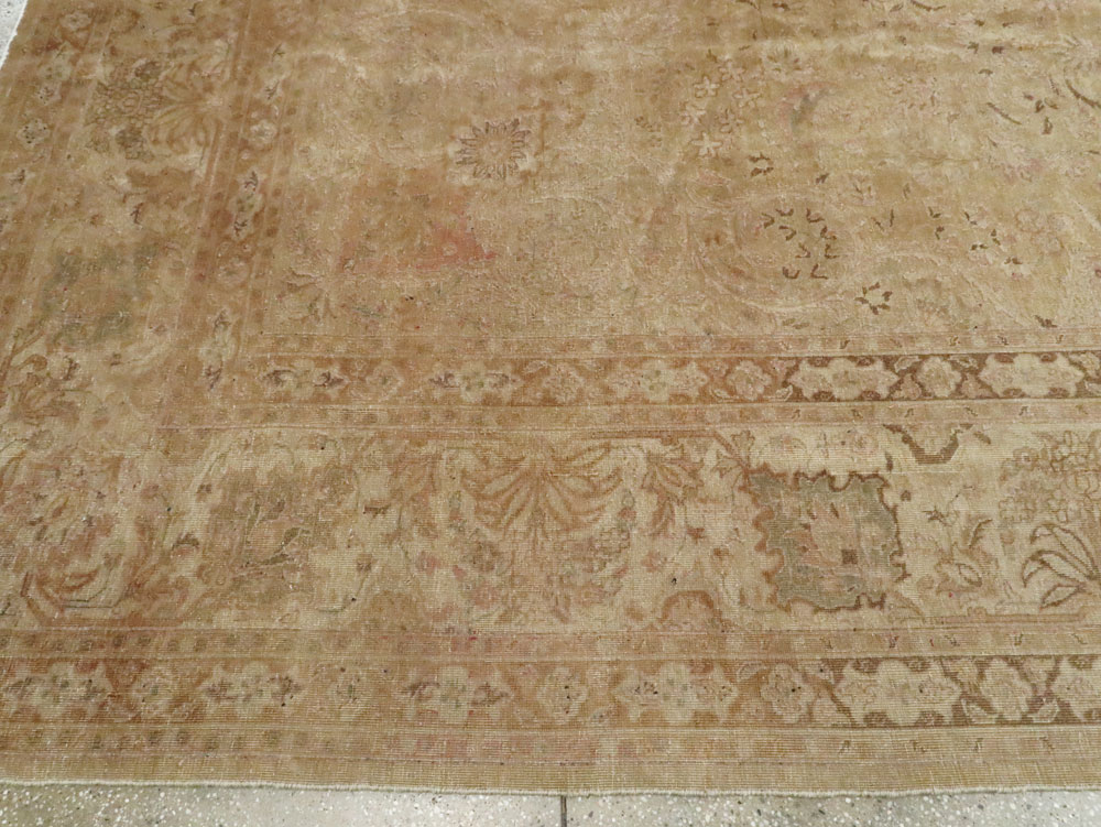 Antique Persian Tabriz Carpet, No.13399 - Staging