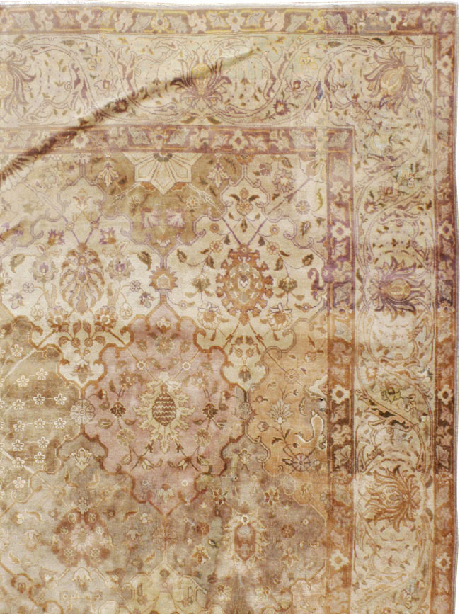 Antique Persian Tabriz Carpet, No.13411 - Staging