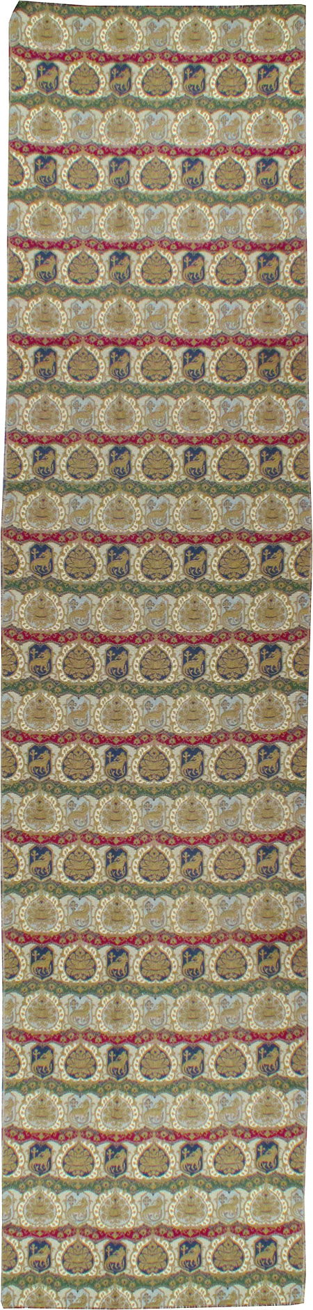 Vintage Persian Textile runner, No.13416 - Staging