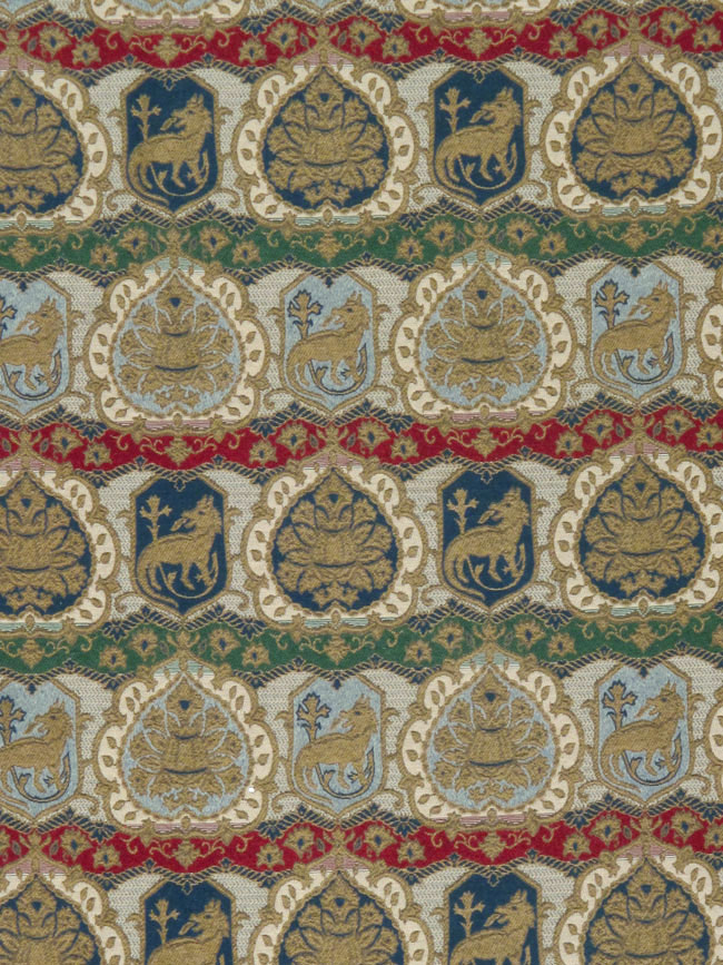 Vintage Persian Textile runner, No.13416 - Staging