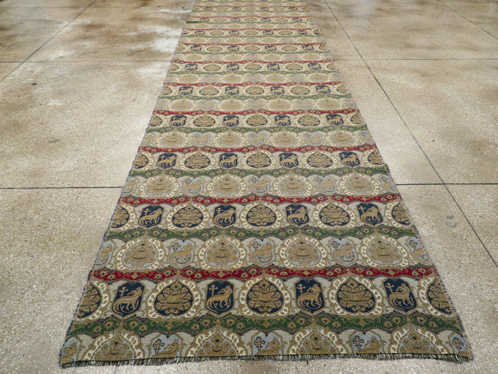 Vintage Persian Textile runner, No.13416 - Staging
