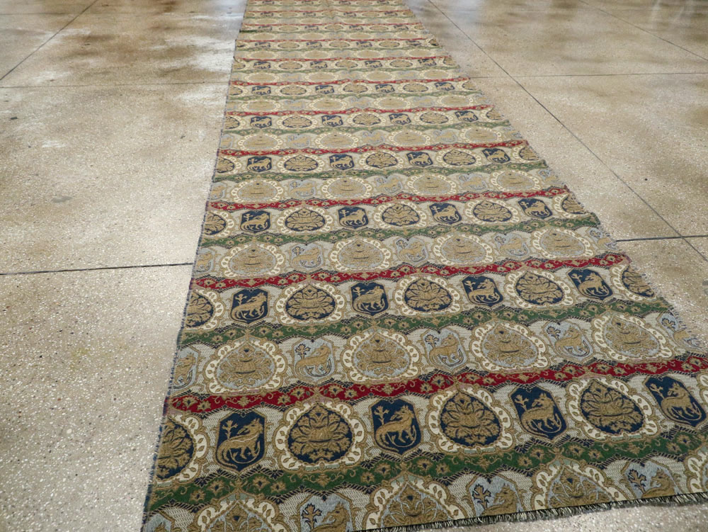 Vintage Persian Textile runner, No.13416 - Staging