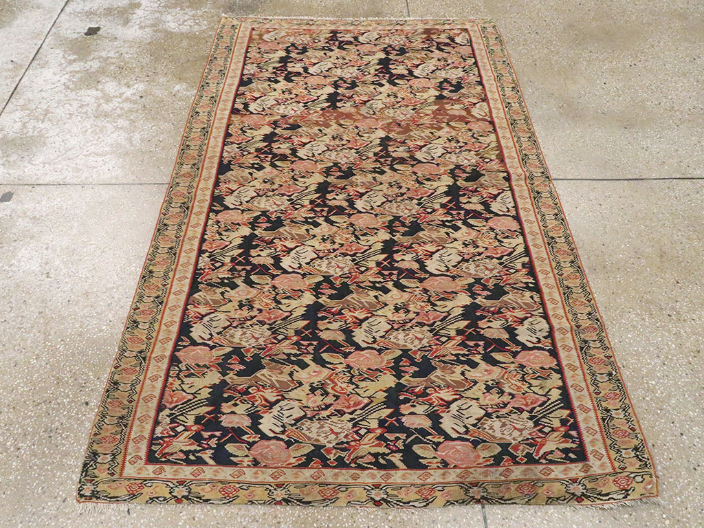 Antique Persian Senneh Kilim, No.13433 - Staging