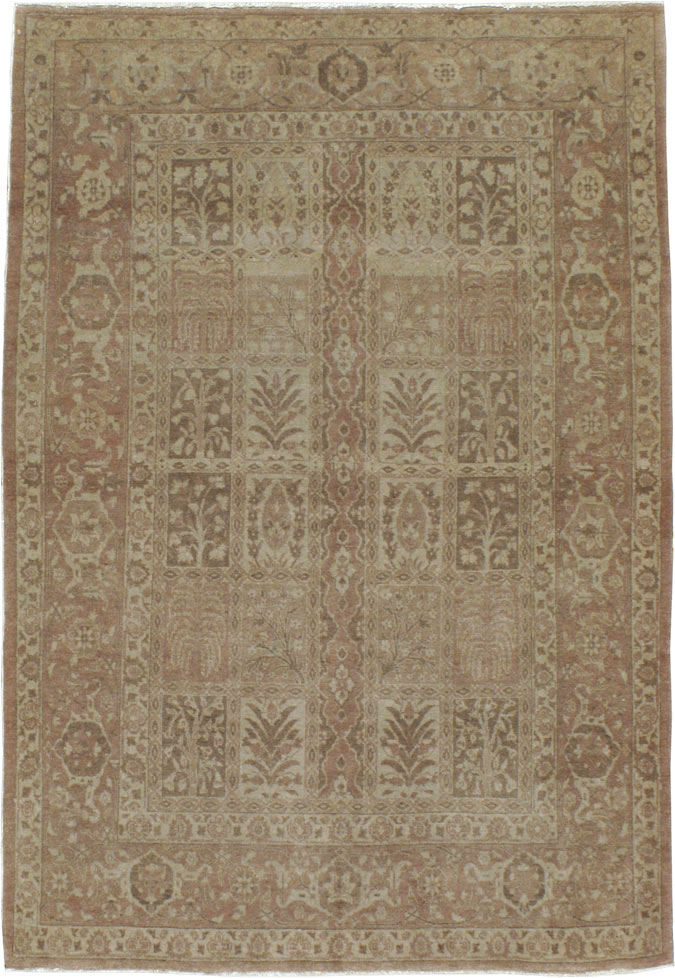 Antique Persian Tabriz Rug, No.13441 - Staging