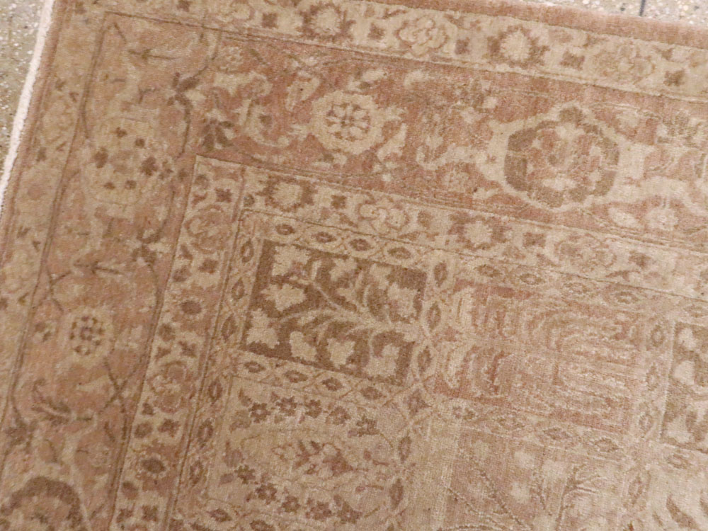 Antique Persian Tabriz Rug, No.13441 - Staging