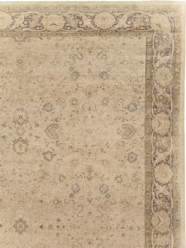 Antique Turkish Herekeh Oversize Carpet, No.13453 - Staging