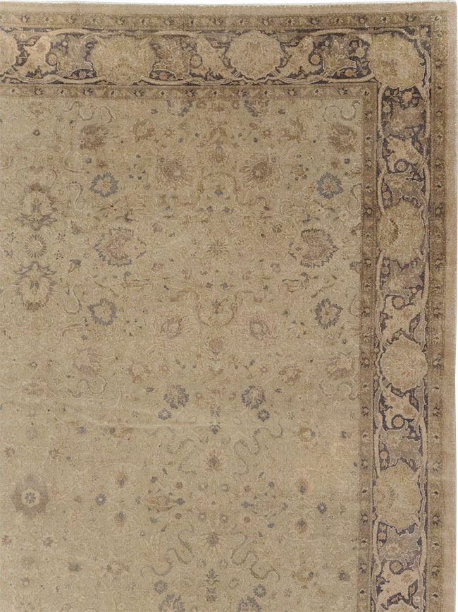 Antique Turkish Herekeh Oversize Carpet, No.13453 - Staging