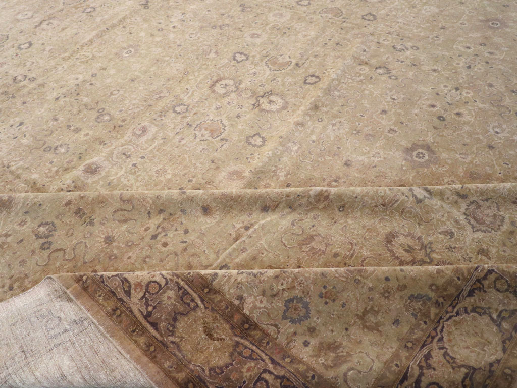 Antique Turkish Herekeh Oversize Carpet, No.13453 - Staging