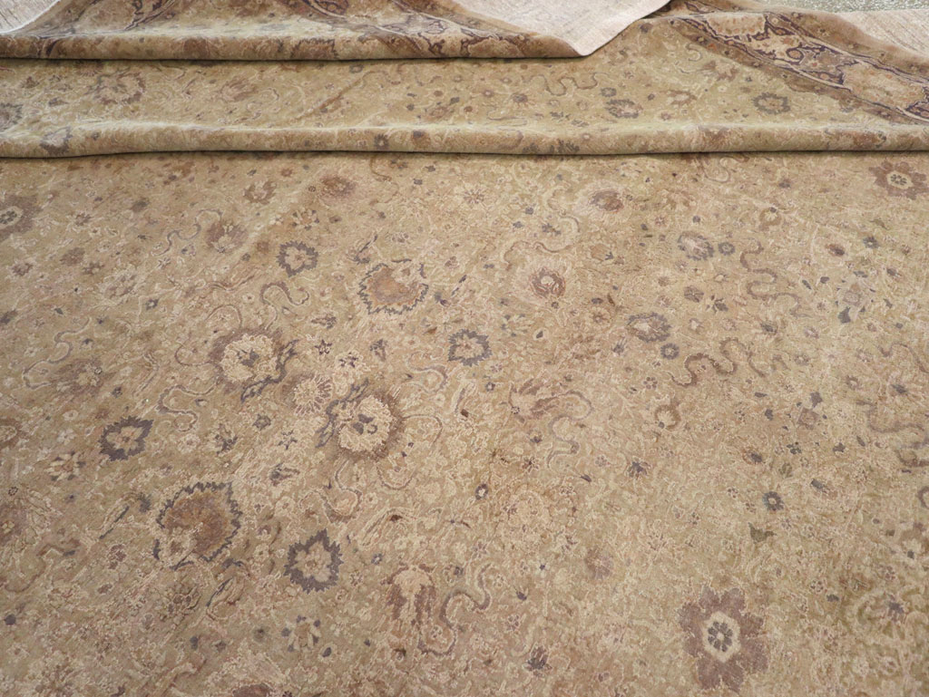 Antique Turkish Herekeh Oversize Carpet, No.13453 - Staging