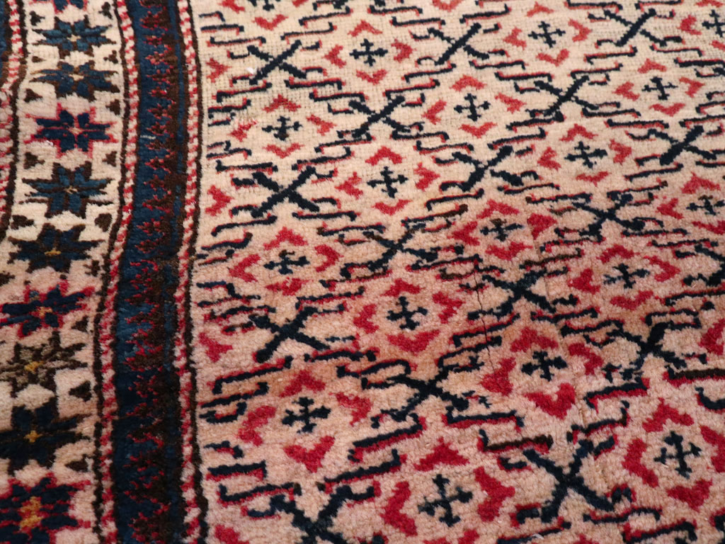 Antique Caucasian Shirvan Rug, No.13471 - Staging
