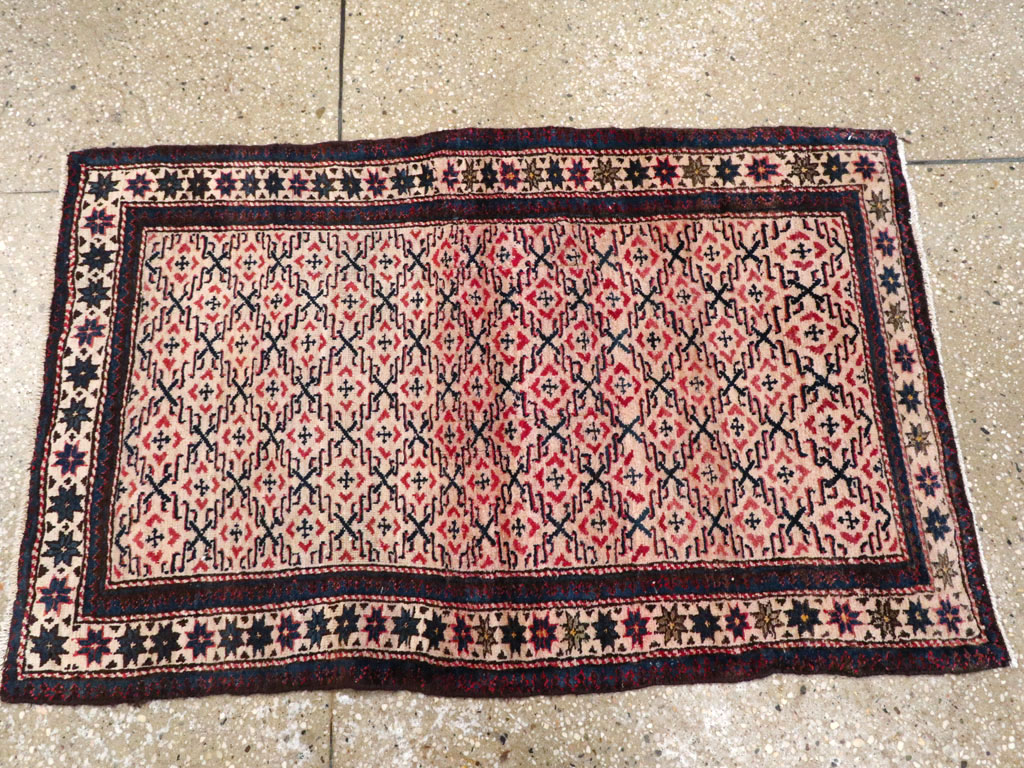 Antique Caucasian Shirvan Rug, No.13471 - Staging
