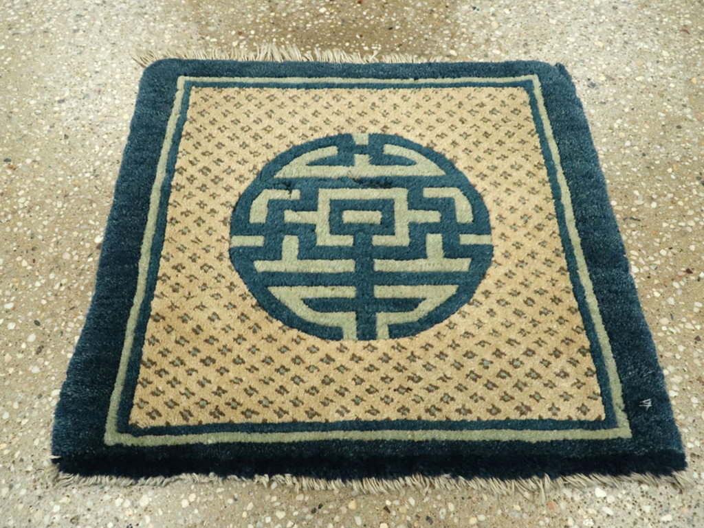 Antique Chinese Peking Rug, No.13478 - Staging
