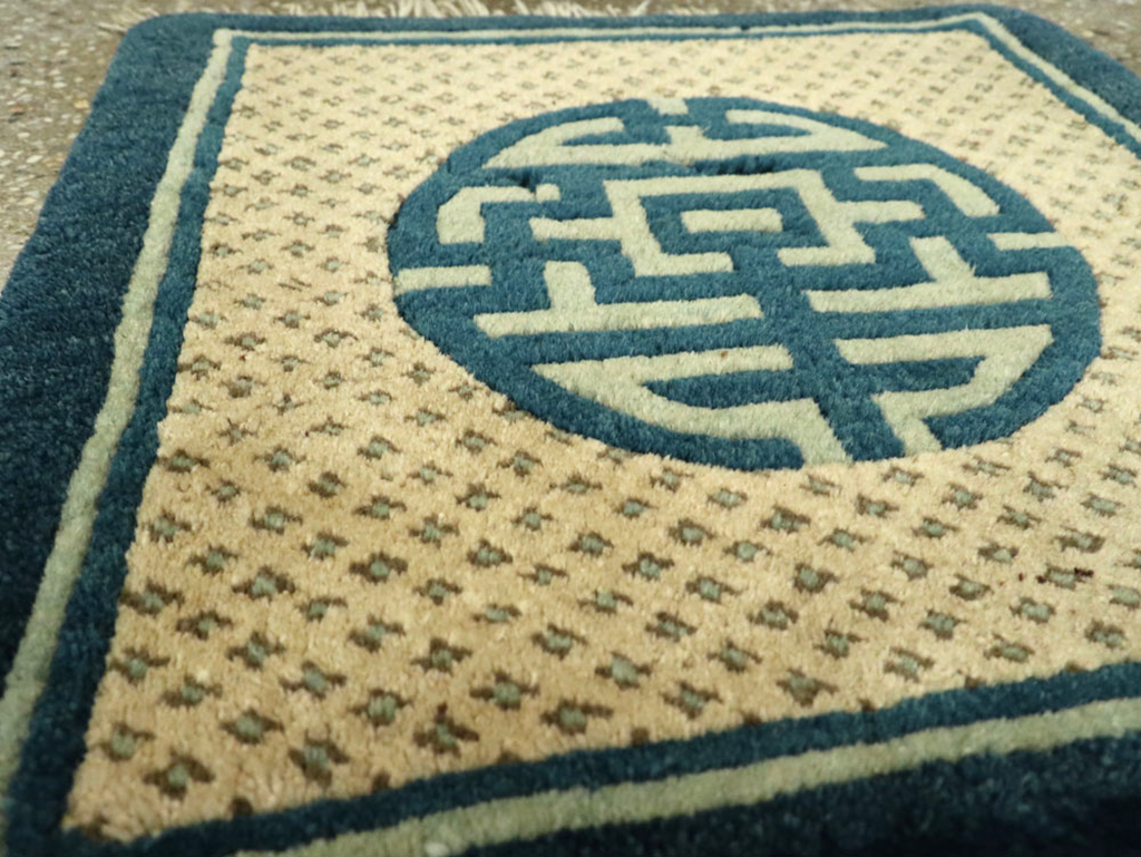 Antique Chinese Peking Rug, No.13478 - Staging