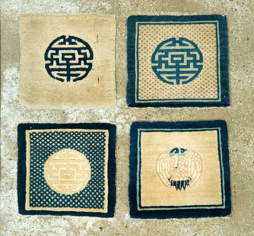Antique Chinese Peking Rug, No.13478 - Staging