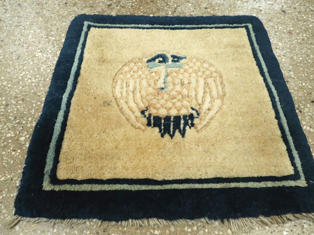 Antique Chinese Peking Rug, No.13479 - Staging