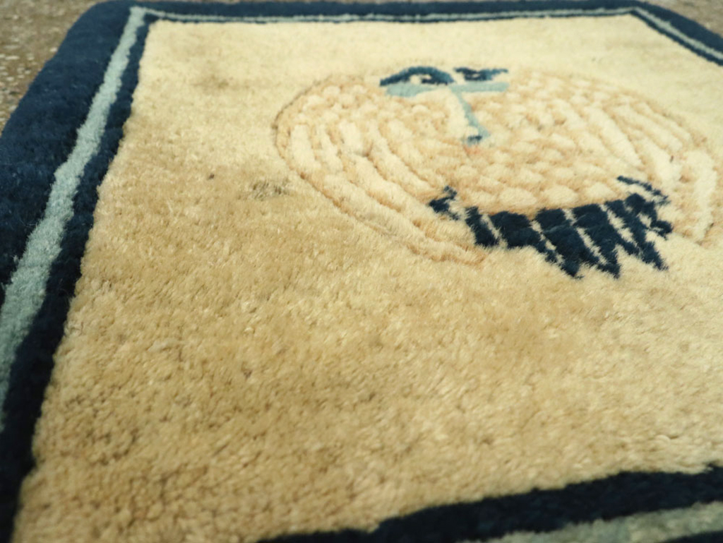 Antique Chinese Peking Rug, No.13479 - Staging