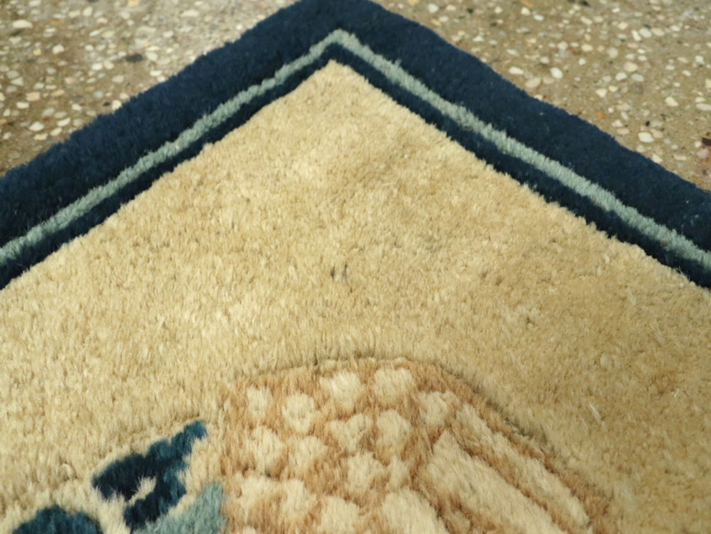 Antique Chinese Peking Rug, No.13479 - Staging