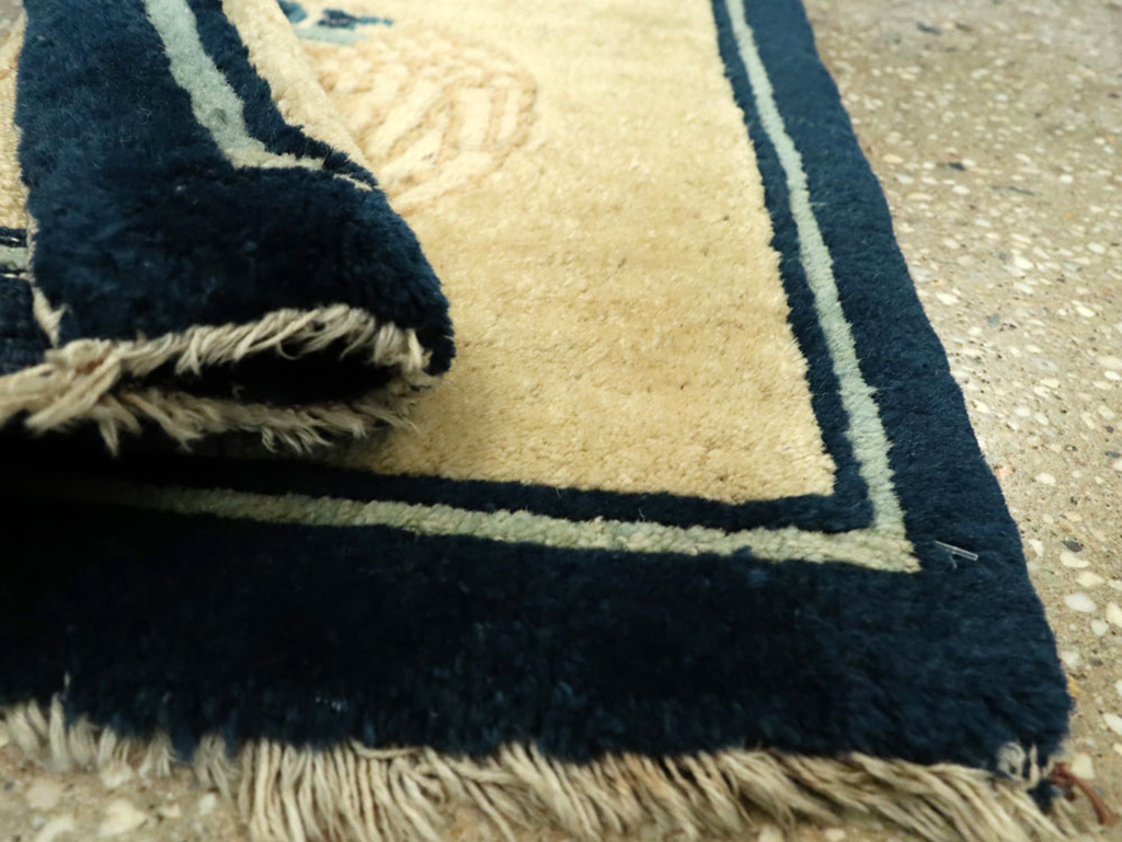 Antique Chinese Peking Rug, No.13479 - Staging