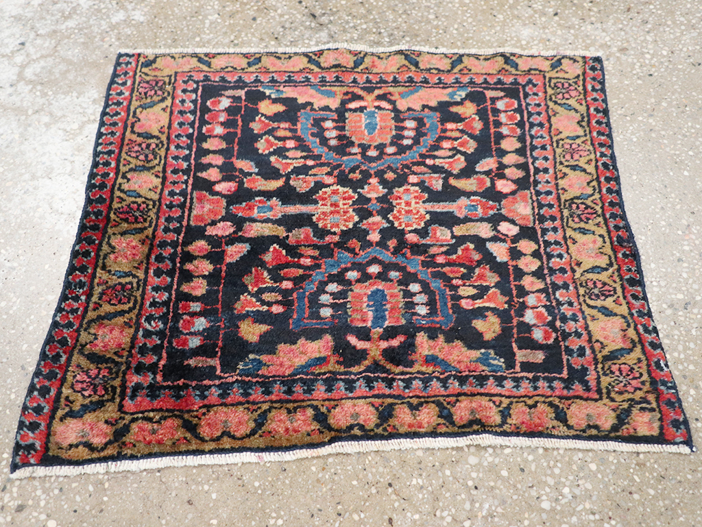 Vintage Persian Lilihan Rug, No.13480 - Staging