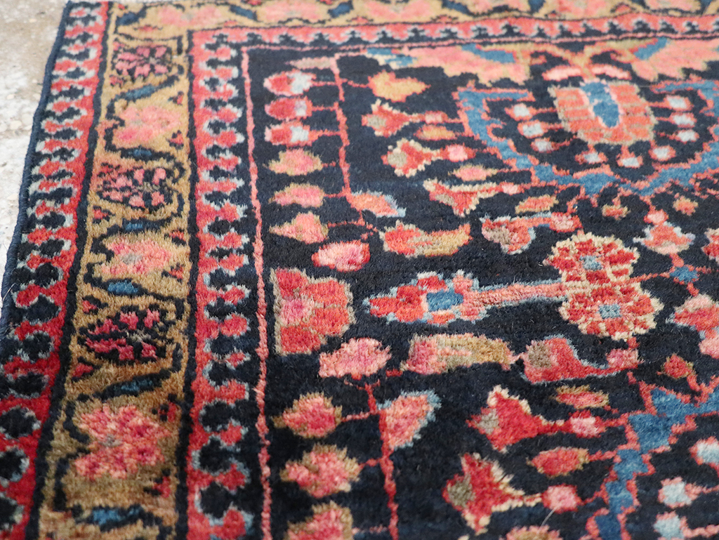 Vintage Persian Lilihan Rug, No.13480 - Staging