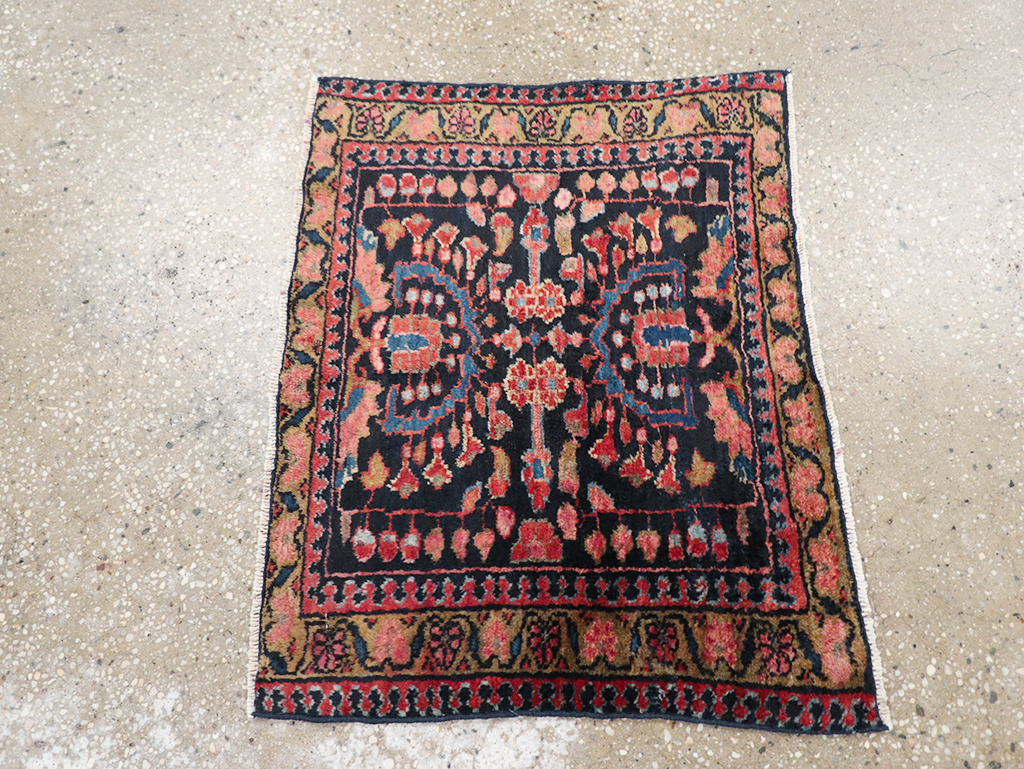 Vintage Persian Lilihan Rug, No.13480 - Staging