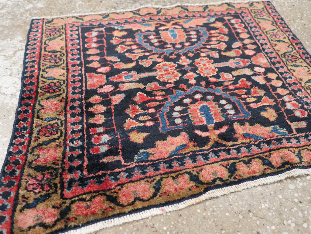 Vintage Persian Lilihan Rug, No.13480 - Staging