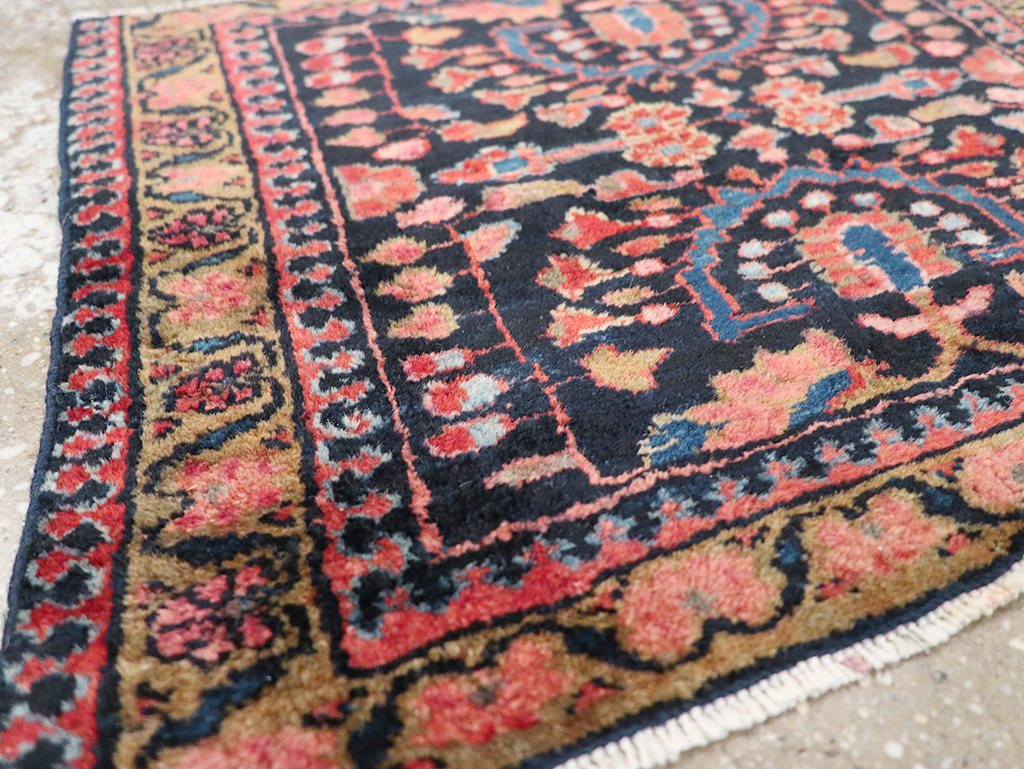 Vintage Persian Lilihan Rug, No.13480 - Staging