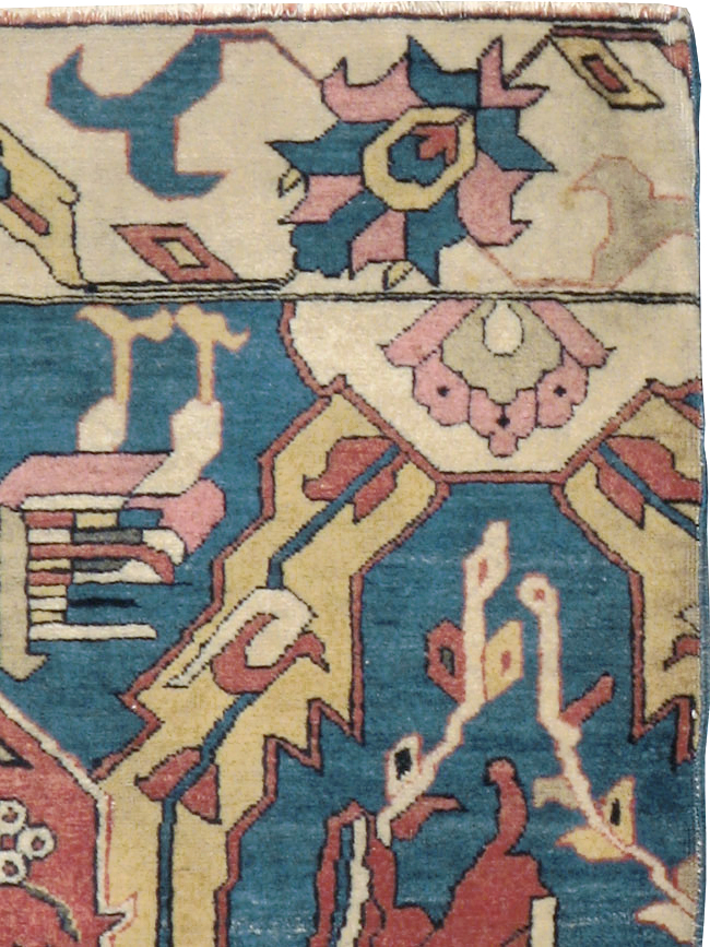 Antique Indian Larestan Sampler Rug, No.13498 - Staging