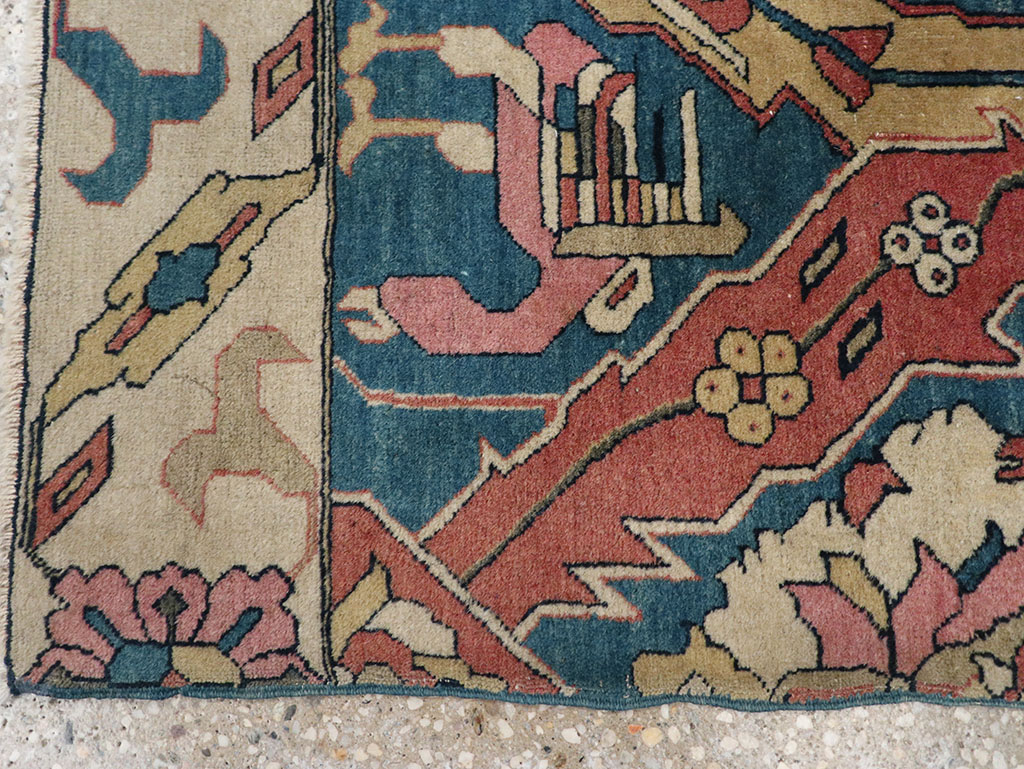 Antique Indian Larestan Sampler Rug, No.13498 - Staging