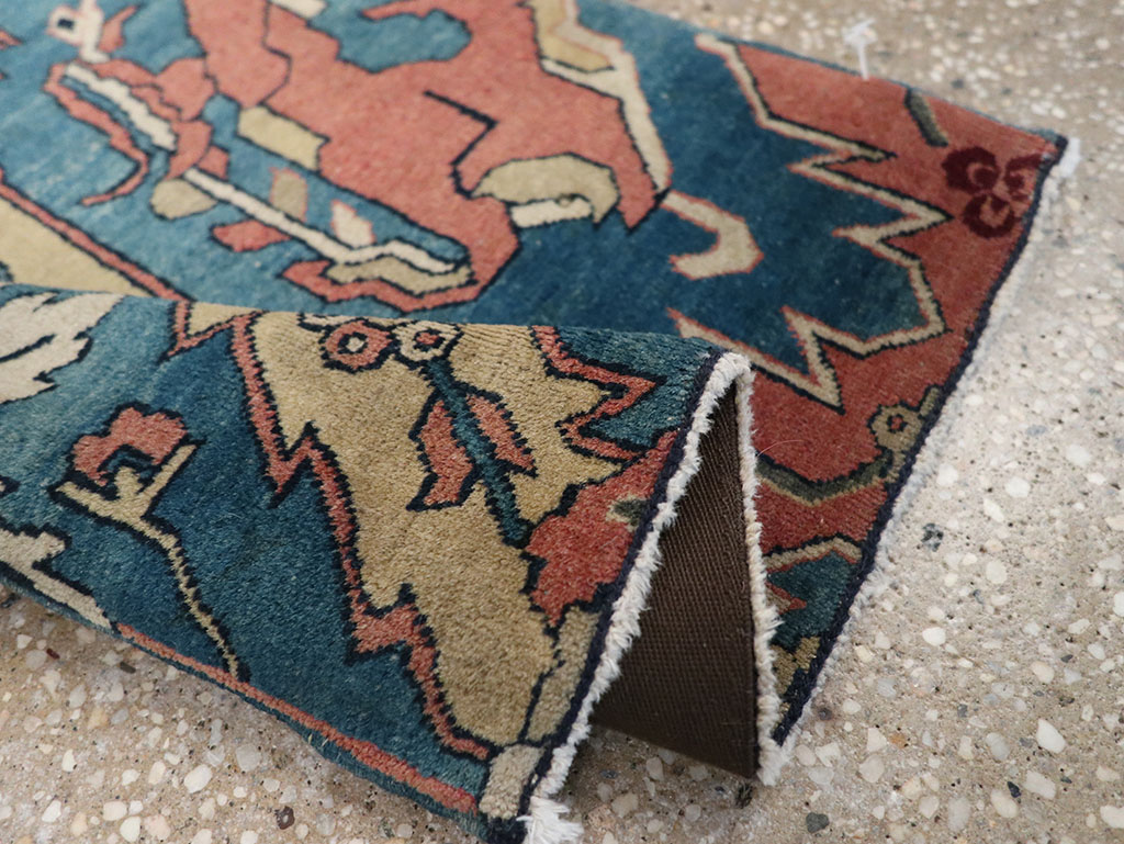 Antique Indian Larestan Sampler Rug, No.13498 - Staging