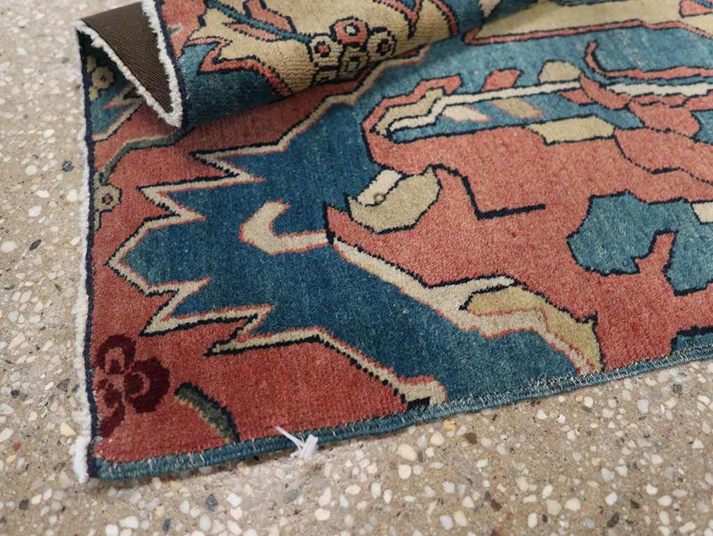 Antique Indian Larestan Sampler Rug, No.13498 - Staging