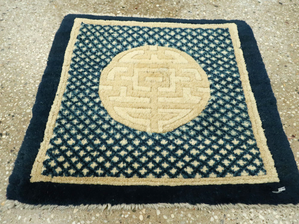 Antique Chinese Peking Rug, No.13504 - Staging