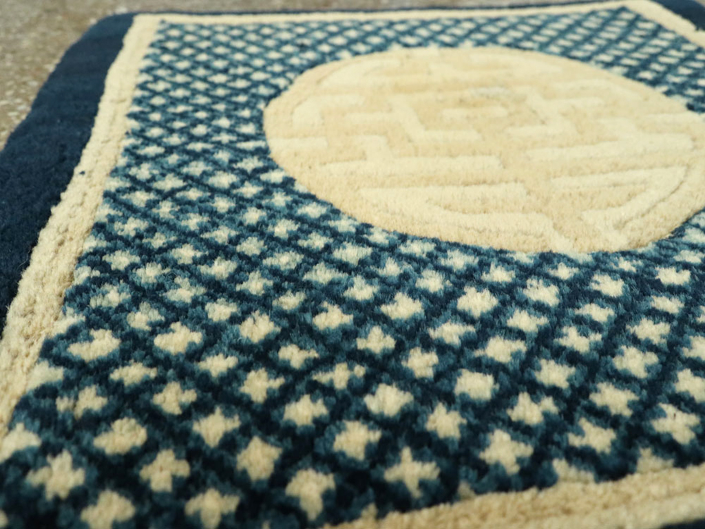 Antique Chinese Peking Rug, No.13504 - Staging