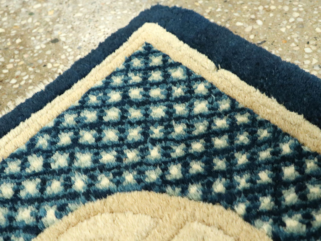 Antique Chinese Peking Rug, No.13504 - Staging