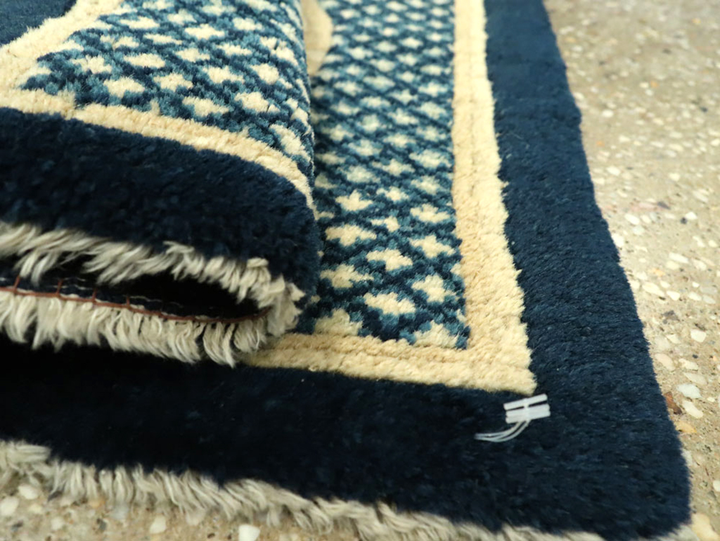 Antique Chinese Peking Rug, No.13504 - Staging