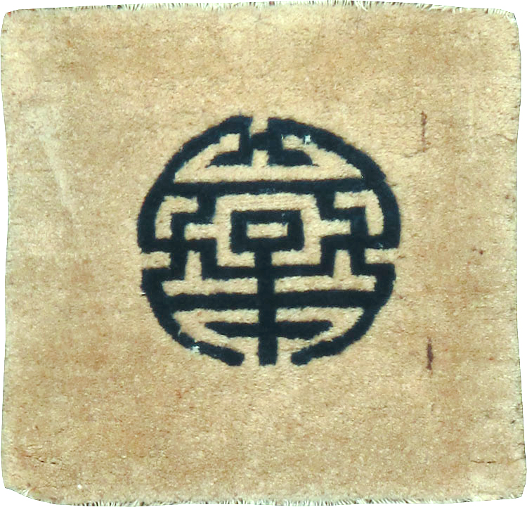 Antique Chinese Peking Rug, No.13505 - Staging