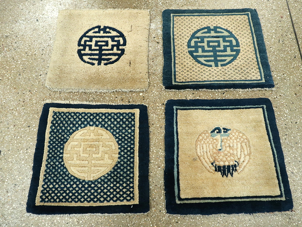 Antique Chinese Peking Rug, No.13505 - Staging