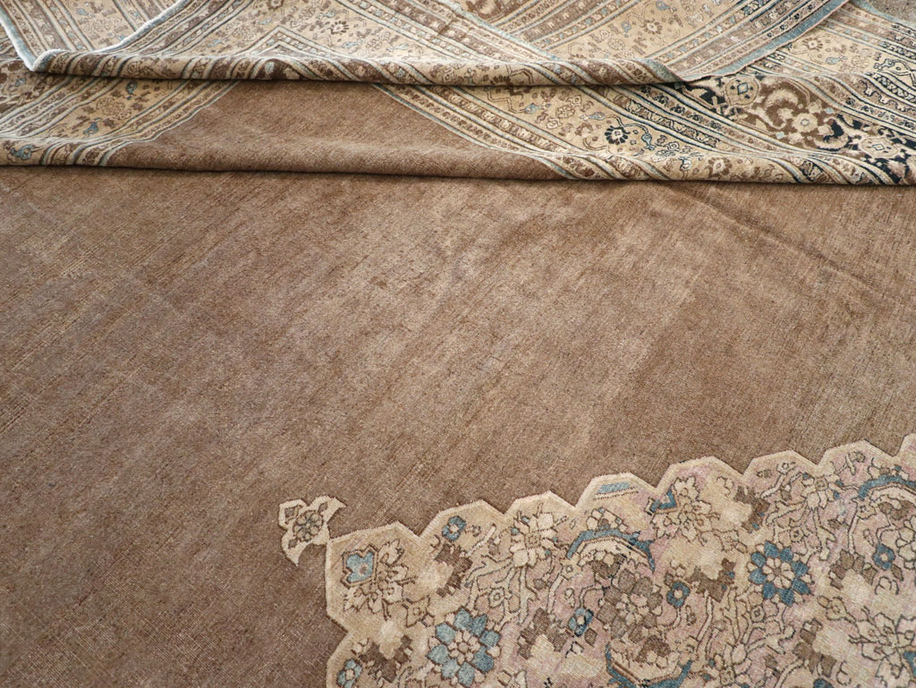 Antique Persian Khorossan Carpet, No.13548 - Staging