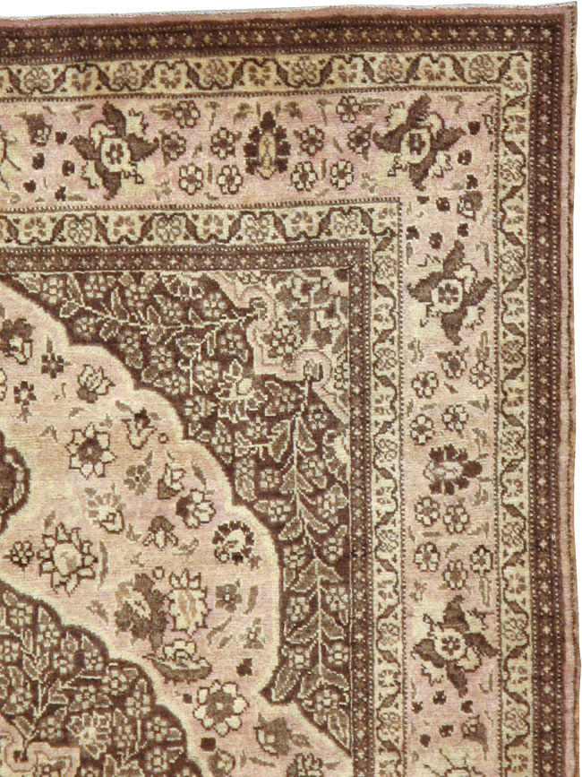 Antique Persian Tabriz Rug, No.13557 - Staging