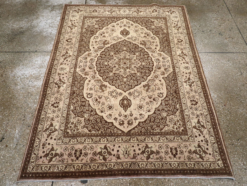 Antique Persian Tabriz Rug, No.13557 - Staging