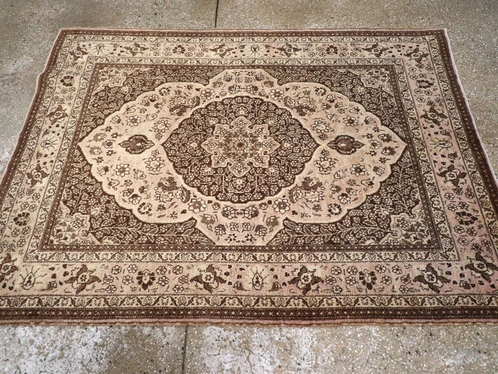 Antique Persian Tabriz Rug, No.13557 - Staging