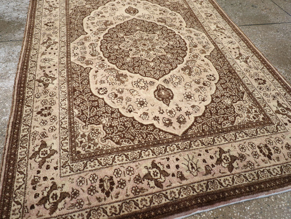 Antique Persian Tabriz Rug, No.13557 - Staging