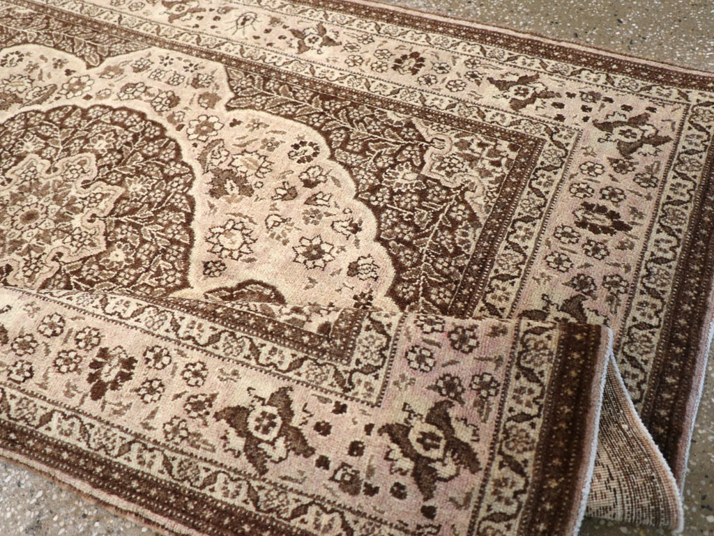 Antique Persian Tabriz Rug, No.13557 - Staging
