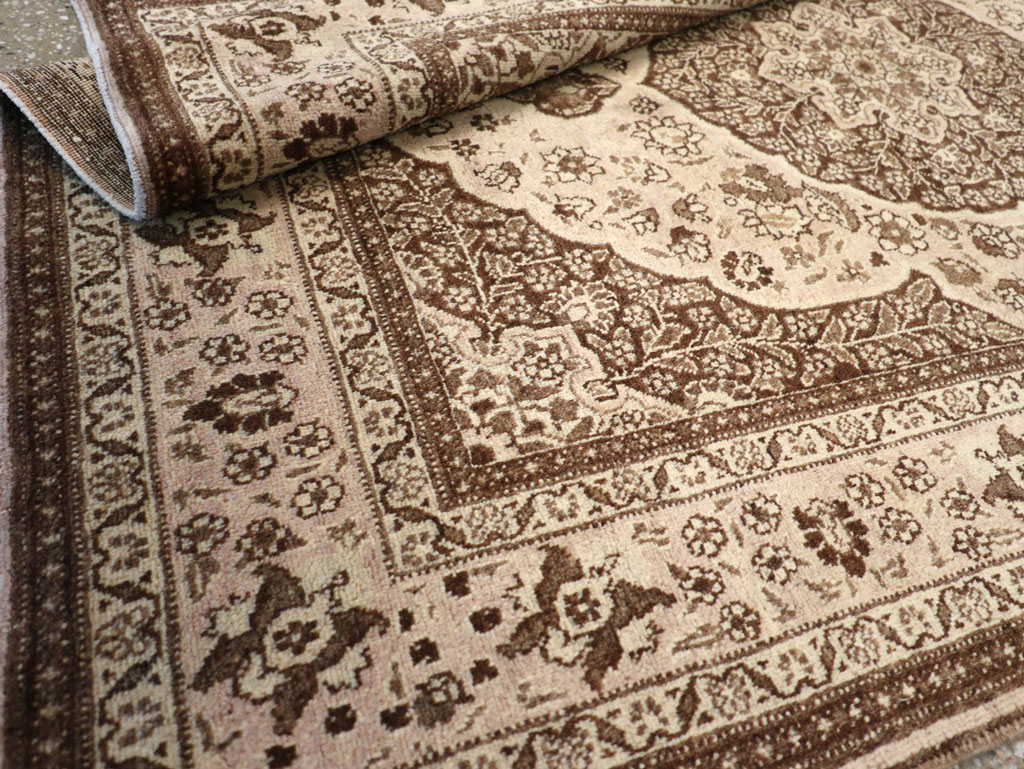 Antique Persian Tabriz Rug, No.13557 - Staging