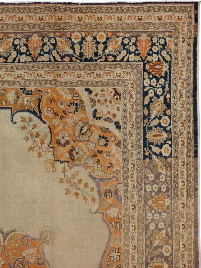 Antique Persian Tabriz Carpet, No.13585 - Staging
