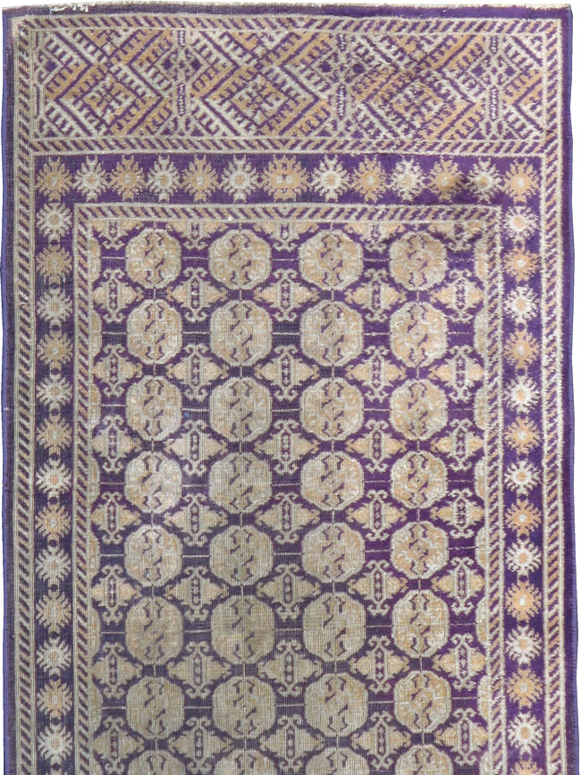 Vintage Indian Cotton Agra runner, No.13609 - Staging