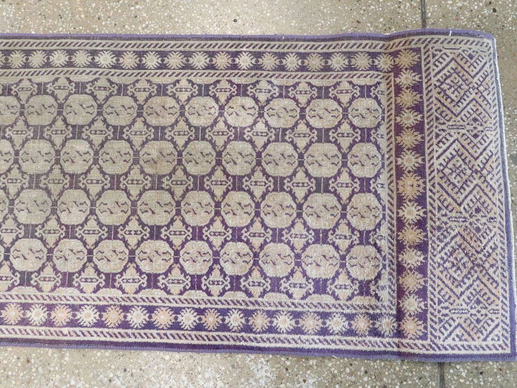 Vintage Indian Cotton Agra runner, No.13609 - Staging