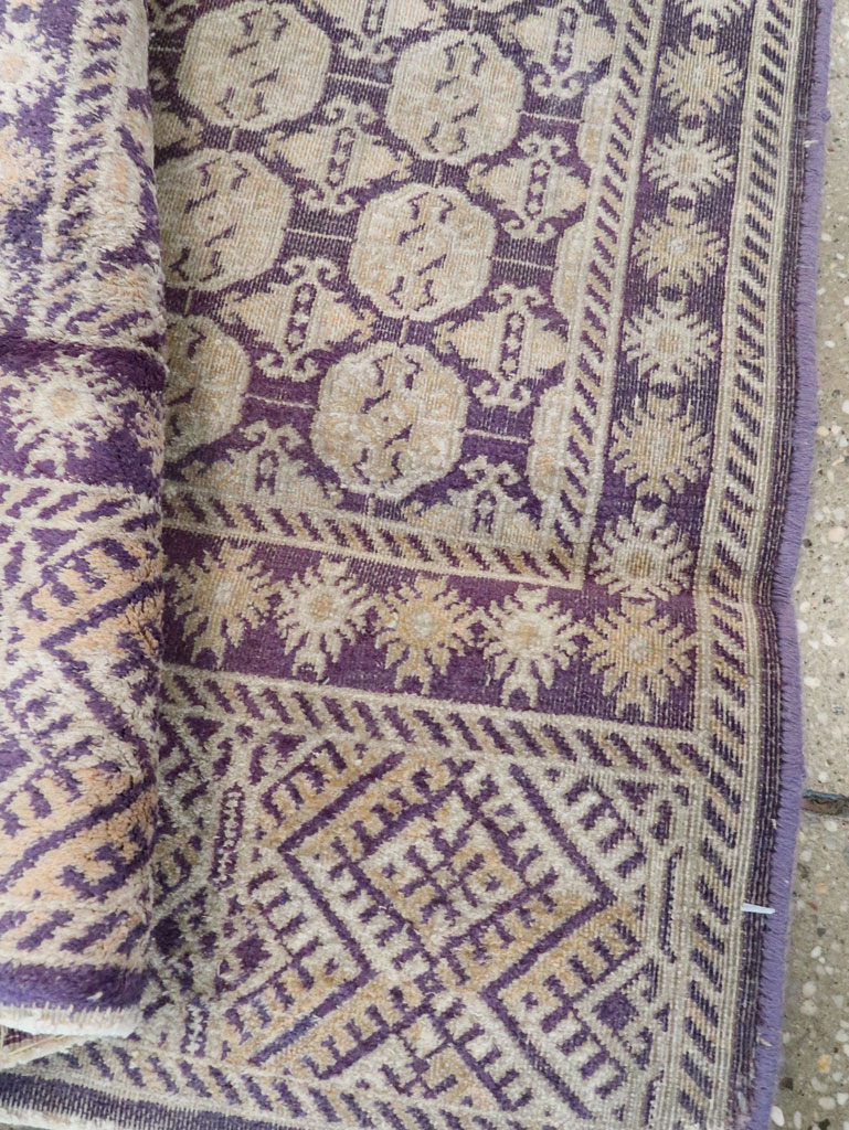 Vintage Indian Cotton Agra runner, No.13609 - Staging